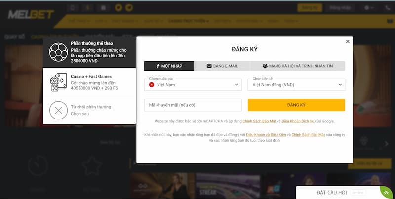 MelBet - Tụ điểm cá cược đỉnh cao top 1 thị trường hiện nay 4 Hướng Dẫn Tạo Tài Khoản Melbet